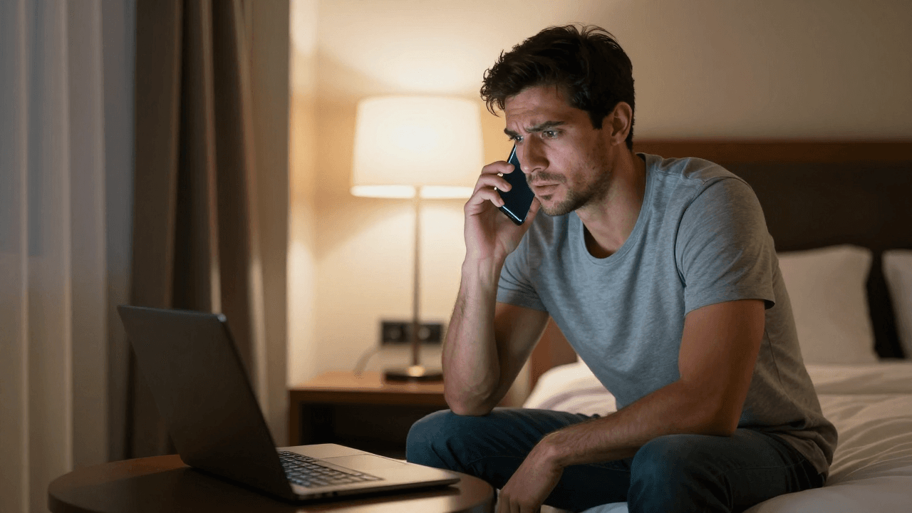 Locked Out of Your Own Bank Abroad: How Travelers and Expats Call Fraud Lines Without a Local SIM