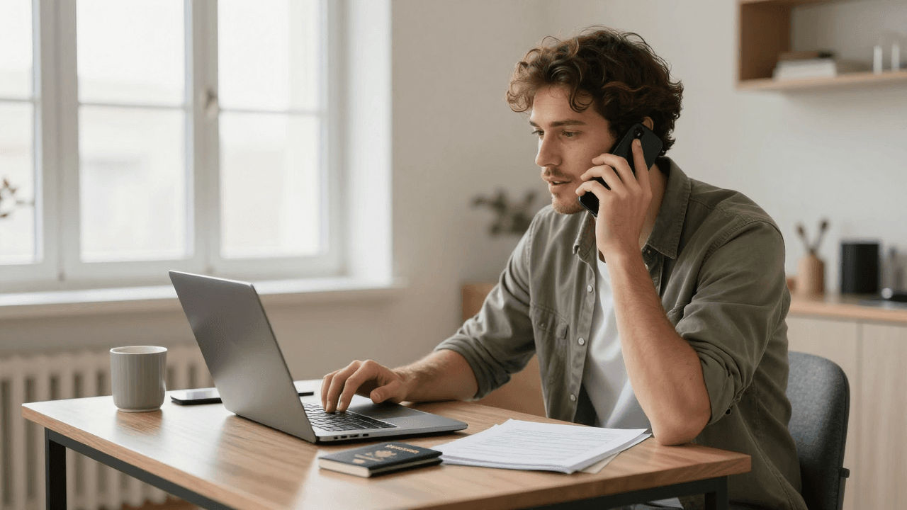 Renewing a US Passport or Driver's License Abroad: How Expats Call DMV and Passport Agencies Without a Local SIM