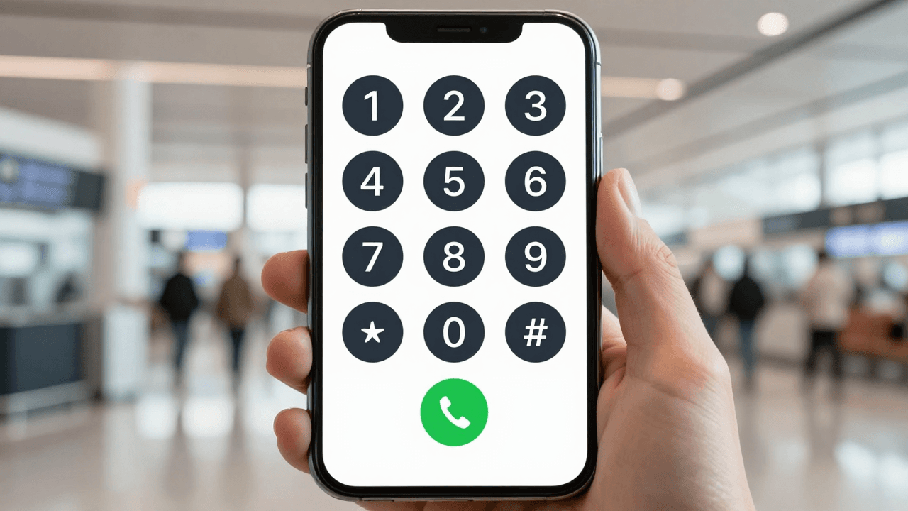 Stranded by a Cancelled Flight: How Travelers Call Airlines From Airport Wi-Fi Without a Local SIM